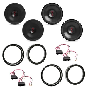 JBL Stage3 627 Lautsprecher Einbauset für Fabia 5J Octavia 1U 5E vorne hinten - Bild 1 von 1