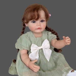 22 inch Reborn Doll Toy Waterproof Body 55cm Girl Doll Rooting Hair Realistic - Picture 1 of 6