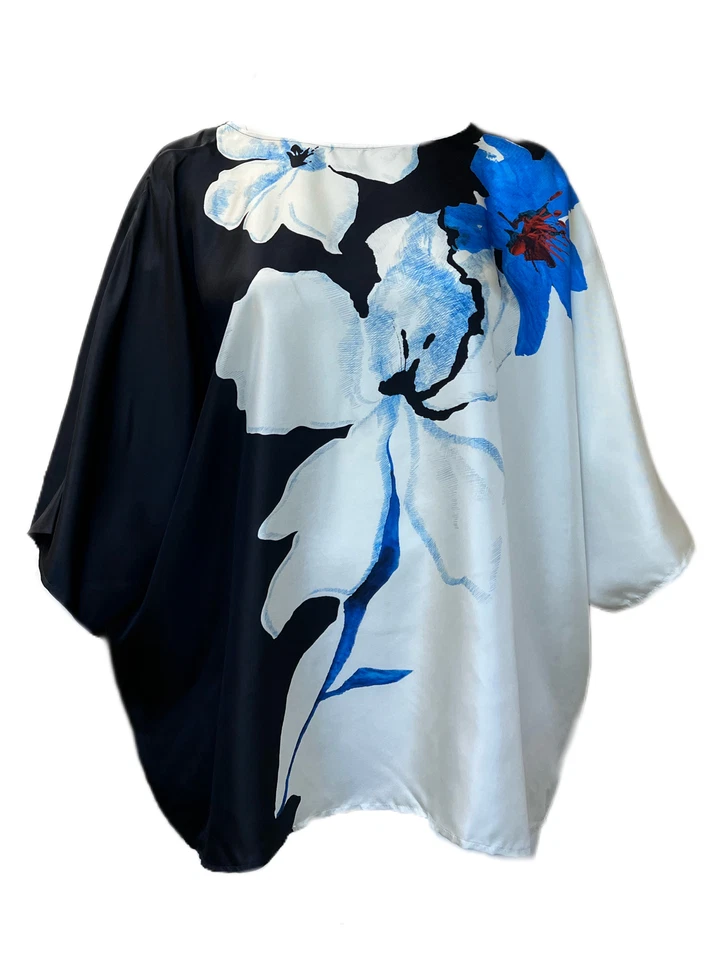 Prologue Women's Long Sleeve Puff Shoulder Blouse – Black, Size XS