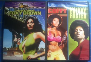 Pam Grier~3 DVD Lot~COFFY ~ FOXY BROWN ~ FRIDAY FOSTER~Mint Condition - Foto 1 di 7