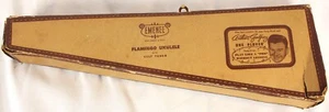 50er Jahre Emenee Flamingo Sopran Ukulele mit Box und Zubehör Vintage - Bild 1 von 11