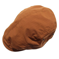 Wigens NWT Ivy Sport Newsboy Cap Size 59, 7 & 3/8ths in Orange 100% Polyester