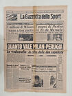 Gazette Dello Sport 2 Décembre 1978 Milan-Perugia - Fausto Coppi - Parlov