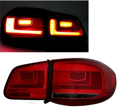 LED Rückleuchten Facelift Optik für VW Tiguan 5N Bj. 2007-2011 Dunkelrot - Bild 1 von 4