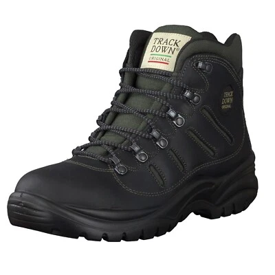 GRISPORT Track Outdoor Schuhe hoch Echt Leder Work and Trekking - schwarz Gr. 39