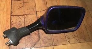 SUZUKI GSXR750 RIGHT MIRROR GSXR1100 GSXR 750 WN WP WR WS 1100 RHS MIRROR PURPLE - Picture 1 of 3