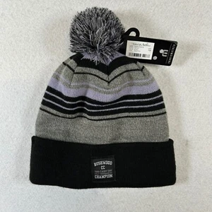 Travis Mathew Beanie OS schwarz Doggy Paddelmütze Bushwood CC Bommel Golf Caddy Neu mit Etikett - Bild 1 von 5
