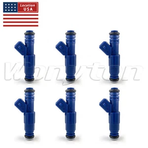 6x Inyectores de combustible Bosch EV6 de actualización para 97-99 Dodge Dakota 3,9 L V6 0280150998 - Imagen 1 de 6