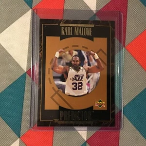 Karl Malone #R8 Utah Jazz The Mailman - 1995-96 UD Upper Deck Predictor - Bild 1 von 2