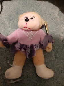 Beanie Kids Spinderella The Ice Skater Bear - Picture 1 of 3