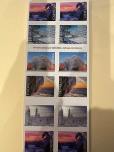 stamps #6038-42 booklet (20) Winter Landscapes - Picture 1 of 2