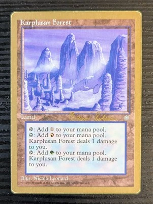 Karplusan Forest [Ice Age] - 1998 World Championships Seattle - MtG - NM - Image 1 of 2