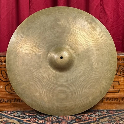 24" Zildjian A 1950s Large Block Stamp Medium Thin Ride Cymbal 3372g *Video - Image 1 of 4