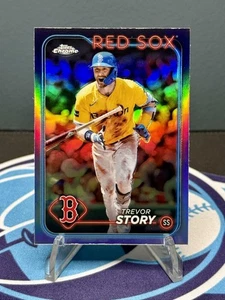 2024 Topps Chrome Refractors #279 Trevor Story - Boston Red Sox - Picture 1 of 2