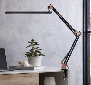 Lampada Da Scrivania a LED - Da Tavolo Con Clip - per La Cura Degli Occhi - 5 Mo - Foto 1 di 11
