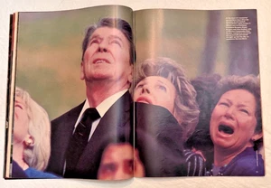LIFE Magazine The Year in Pictures 1986 Special Issue • Reagan Statue Liberty - Picture 1 of 8