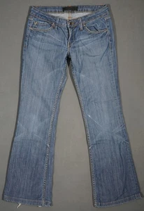 WD05468 COOL ****MONARCHY**** MADE IN U.S.A. BOOT CUT FIT WOMENS BLUE JEANS sz29 - Picture 1 of 6
