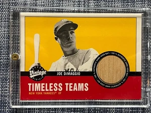 JOE DIMAGGIO 2001 UPPER DECK VINTAGE BAT RELIC GAME USED NEW YORK YANKEES - Bild 1 von 2