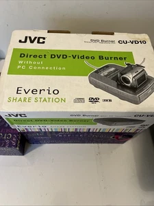JVC Everio Direct DVD Video Burner CU-VD10 Share Station CU-VD10USB-New In A Box - Picture 1 of 4