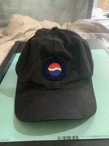 Vintage Pepsi Mütze Snapback Cap Herren schwarz Fuzzy Logo Freizeit 90er - Bild 1 von 8