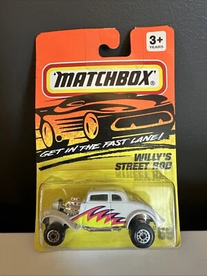 Matchbox White '33 Willy's Street Rod 1993 Die Cast Metal - Image 1 of 4