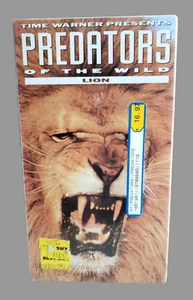 Time Warner Presents VHS VIDEO TAPE LION Predators Of The Wild Vol 4 NOT RATED - Imagen 1 de 6