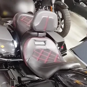 for Harley Street Glide CVO front and rear driver center backrest rider backrest - Picture 1 of 7