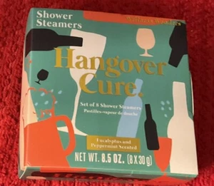 Shower Steamers Hangover Cure EUCALYPTUS PEPPERMINT 8 Fizzing Tablets Wellness - Picture 1 of 3