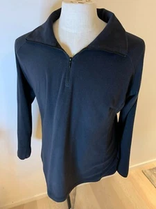 Columbia Men’s pullover Jumper Size XL Navy Zip Up Neckline Preowned - Picture 1 of 3