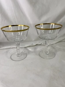 Lenox 'Ewig' (Barclay Form) Elegantes Kristall Champagner Dessert Glas 5 Zoll X2 - Bild 1 von 8
