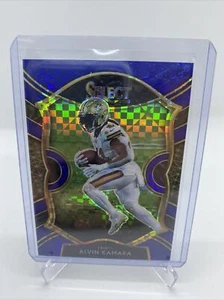 2020 Select Alvin Kamara Blue Checkers Prizm Concourse Level 73/175 SP - Picture 1 of 8