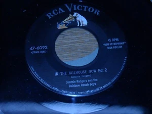 OBSCURE 45, JIMMIE RODGERS.  PEACH PICKING TIME DOWN IN GEORGIA / JAILHOUSE #2. - Picture 1 of 2
