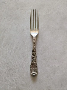 Tiffany Chrysantheme Mittagessen Gabel 6 3/4" mit Mono - Bild 1 von 4