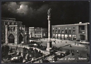 cartolina LECCE piazza s.oronzo-notturno - Picture 1 of 1