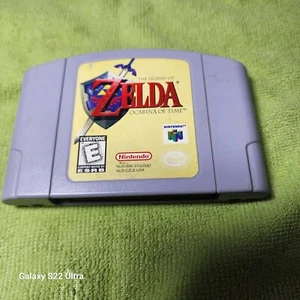 Zelda Ocarina of Time Nintendo 64 Loose Cartridge, Clean Labels & Pins - Picture 1 of 5