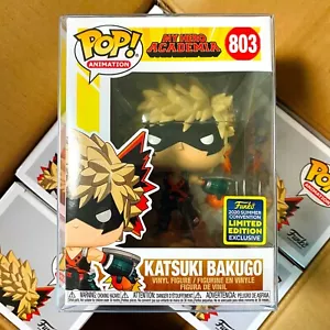 "Funko Pop My Hero Academia: SDCC 2020 Katsuki Bakugo #803 vinilo ""Caja como nueva"" - Imagen 1 de 5