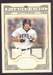 2008 Donruss Threads Diamond Kings Materials #16 Matt Spencer/250 - NM-MT