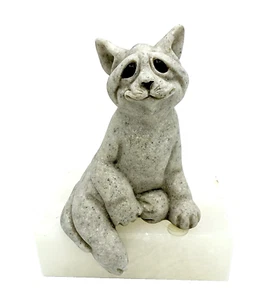 Quarry Critters COCO CAT 2001 Second Nature Design Ledge Sitting Shelf Sitter - Picture 1 of 9