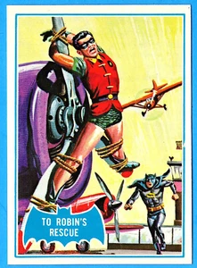 1989-1966 Topps BATMAN Deluxe Reissue Card #11 B (nrmt) To Robin's Rescue - Picture 1 of 2