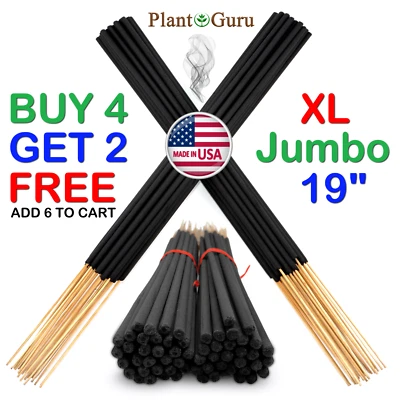 30 Jumbo Incense Sticks 19 inch Long Bulk Wholesale 19" Hand Dipped Variety Lot - Image 1 of 4