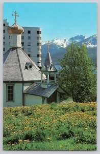 St. Nicholas Russian Orthodox Church Juneau Alaska Postcard - Picture 1 of 2