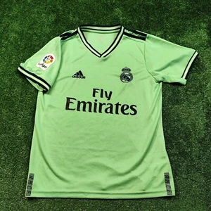 Adidas Real Madrid Shirt Jersey Mens Small Climalite Green Mint Laliga 2019 - Picture 1 of 13