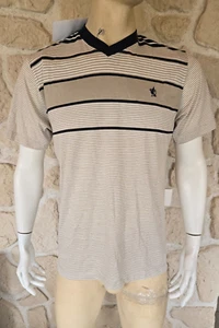 Tee shirt bleu et beige neuf taille 2 marque Griffon (vt) - Imagen 1 de 4