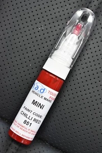 Chilli Red 851 Touch Up 20ML Pen BMW Mini John Cooper Brush Repair Paint Chip - Picture 1 of 4