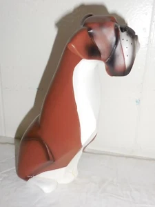 FIGURINA CANE BOXER MARRONE INGLESE VINTAGE PEDIGREE AMICI CANE FIGURE  - Foto 1 di 12