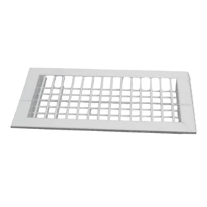 LUFTFÖRDER GRILLDÜSE VERSTELLBARE FINNEN 300X150 IN WEISS ALUMINIUM RAL 9016 - Bild 1 von 3