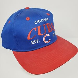 Vintage CHICAGO CUBS Slam It Home SNAPBACK HAT 90s