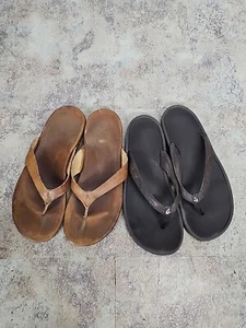 2 Pair Of Woman's Olukai Sandals Size 11 - Picture 1 of 9