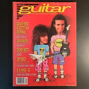 Guitar For Practicing Musician Magazine - Anthrax, Van Halen, J. Beck - Apr 1989 - Picture 1 of 12