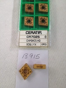 10 NEUE CERATIP CNMG 431 HQ HARTMETALL-EINSÄTZE. GRADE: CR7025 {B915} - Bild 1 von 1